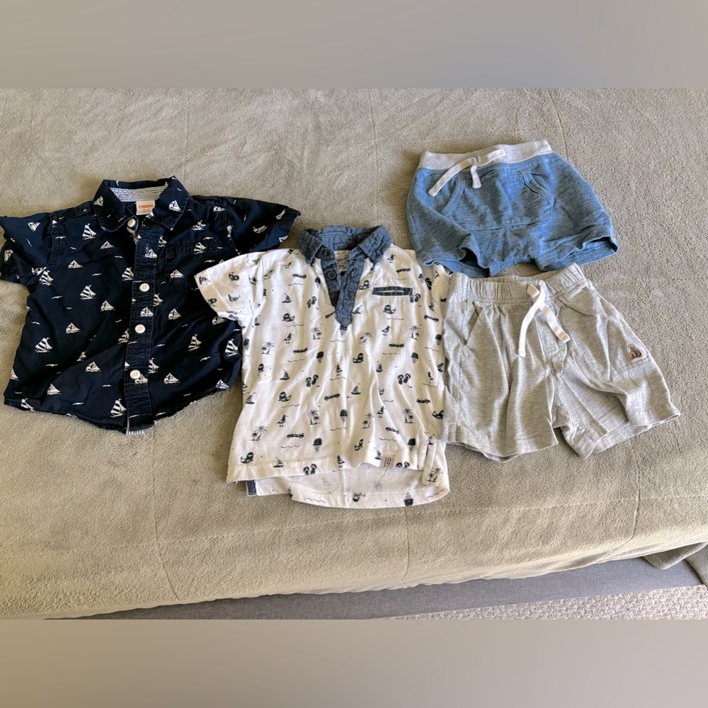 Shirt and shorts